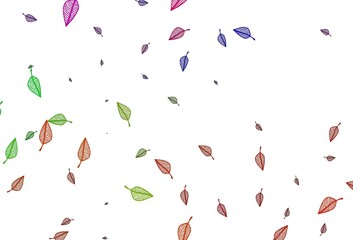 Fototapeta premium Light Multicolor, Rainbow vector sketch texture.
