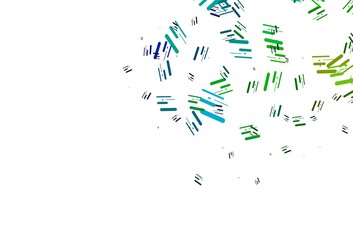 Light Multicolor, Rainbow vector backdrop with long lines.