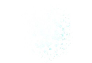 Light Green, Red vector doodle background with leaves.