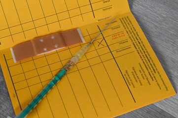impfpass spritze pflaster vaccine