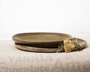 handmade ceramic tableware: clay plates