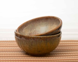 handmade ceramic tableware: clay bowls 