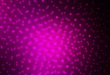 Dark Pink vector background with bubbles.