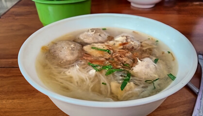Meatball soup