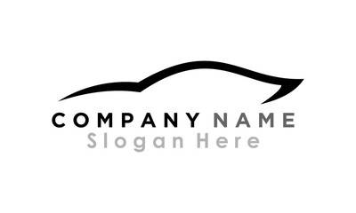 Fototapeta premium car logo simple illustration