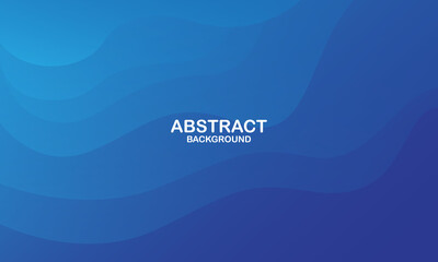 Liquid color background design. Blue elements with fluid gradient. Dynamic shapes composition. Vector illustration