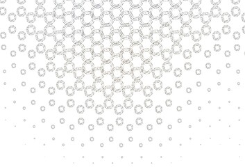 Light black vector pattern with spheres.