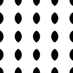 Abstract seamless pattern ol lentil shapes