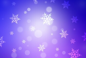 Light Pink, Blue vector template in carnival style.