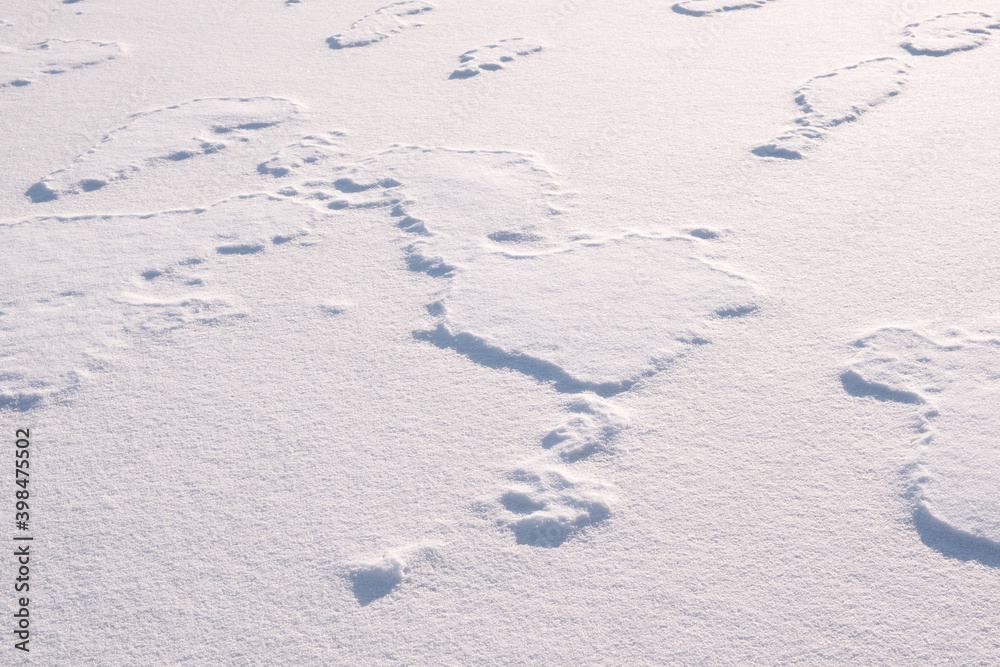 Poster white fine ice and snow surface texture background texture, winter background
