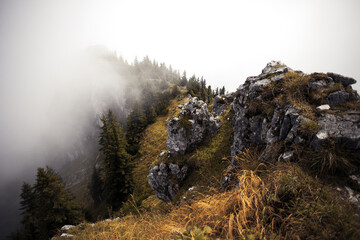 Mountain Breitenstein in autumn
