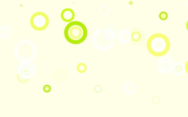 Light Green, Red vector layout with circle shapes.