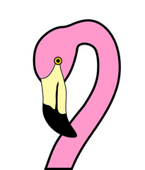 Pink flamingo