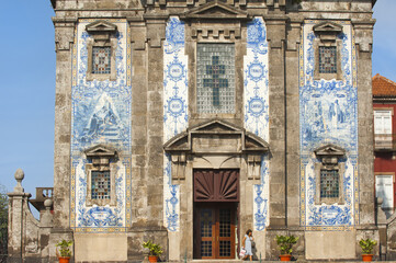 Fototapeta premium San Ildefonso Church, Porto, Portugal, Unesco World Heritage Site