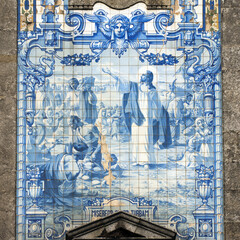 Church San Ildefonso, Façade, Painted Tiles, Porto, Portugal