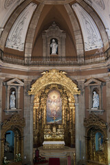 Obraz premium Church San Ildefonso , Interior, Porto, Portugal,