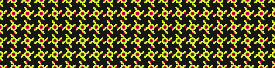 Fototapeta premium Abstract Geometric Pattern generative computational art illustration