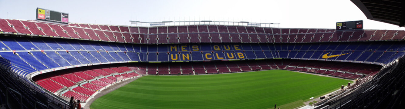 Estadio Camp Nou en Barcelona, España