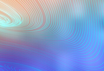 Light Blue, Yellow vector pattern with wry lines.