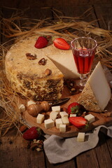 Governor's Cheese with Red Wine