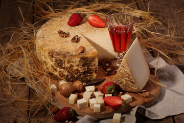 Governor's Cheese with Red Wine
