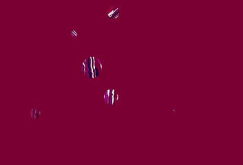 Light pink vector template with circles.