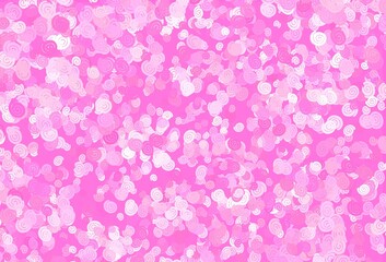 Light Pink vector background with abstract lines.