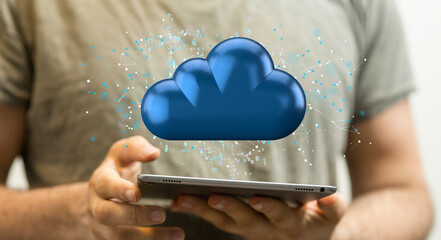 Big data cloud digital 3d
