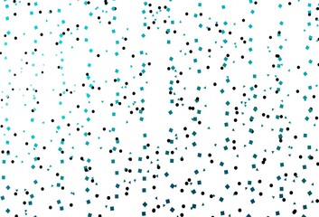 Light BLUE vector cover in polygonal style with circles.