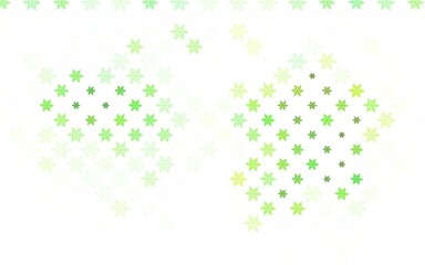 Light Green vector backdrop in holiday style.