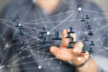 team hierarchy connection group digital
