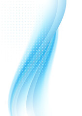 Naklejka premium Abstract wave background. Design template for cover, business card, flyer, banner. Creative corporate design.