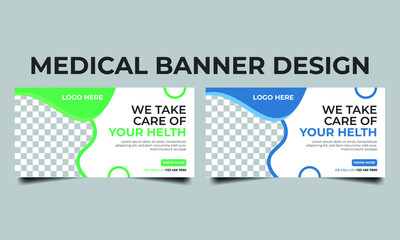 medical social media banner design