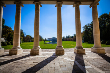 Fototapeta premium The park of the famous Villa Pisani in Venetian, Italy