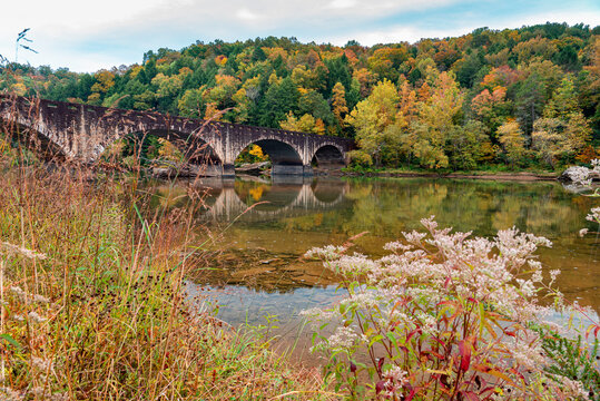 Gatliff Bridge over Cumberland River in Kentucky