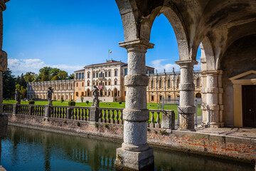 Villa Contarini is a mostly Baroque-style, patrician rural palace in Piazzola sul Brenta, Padova, Italy