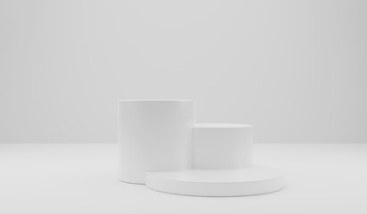 Abstract Stage Podium Form