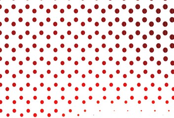 Light red vector cover with spots.