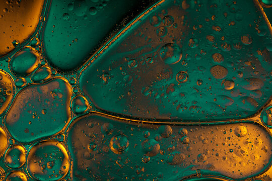 Patina and gold, abstract background.