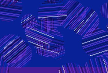 Light Pink, Blue vector template with circles.