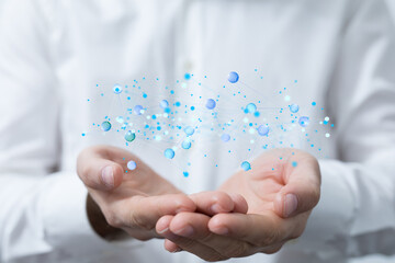 conference Digital Network and data concept 3d