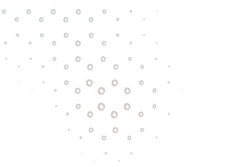 Light black vector template with circles.