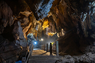 Chiang Dao Cave , Chiang Mai province , Thailand.