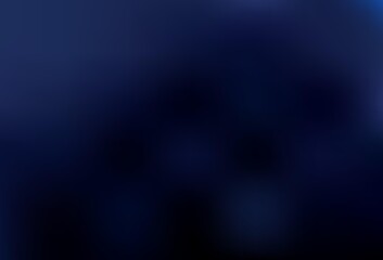 Dark BLUE vector blurred bright pattern.