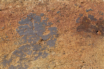 Compacted sandstone surface for backdrop. Colors - Cioccolato, Hue Brown.