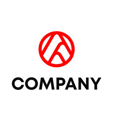 Letter A logo 