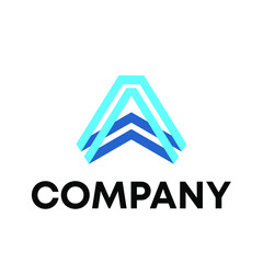 Fototapeta premium letter A logo 