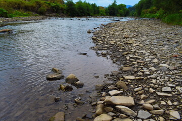 mountain river in the Carpathians