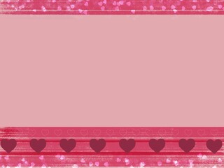 pattern. Valentine's day. Digital illustration