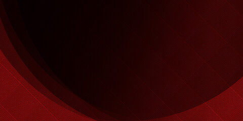 Dark red abstract background with wave border and black shade